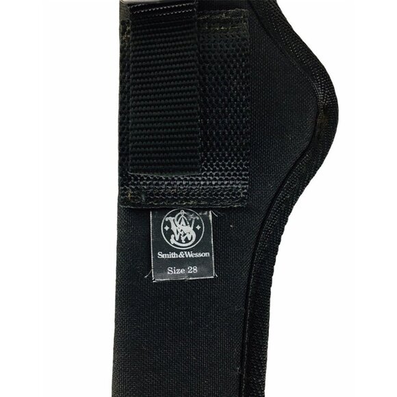 Smith & Wesson Black Right Hand Holster Belt Strap OWB Size 28 - Picture 3 of 6